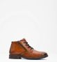 Bugatti leren heren veterschoenen cognac bruin Uitneembare zool - Thumbnail 2