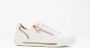 Jana Dames Sneaker 23660-152 Wit Rosegoud Wijdte H - Thumbnail 2