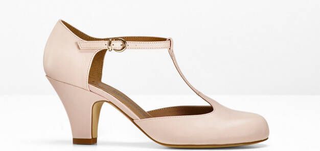 Bonprix Strappy pumps van leer Schoenen