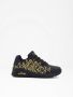 Skechers JGoldcrown Uno Golden Heart Sneakers Dames Zwart - Thumbnail 2