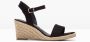 Tamaris dames espadrilles met sleehak cognac - Thumbnail 3