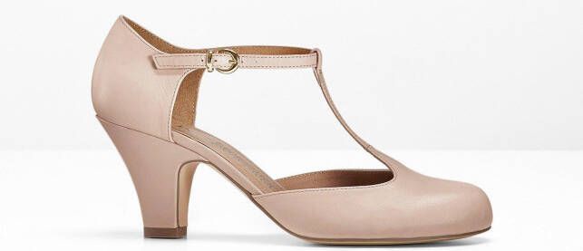 Bonprix Strappy pumps van leer