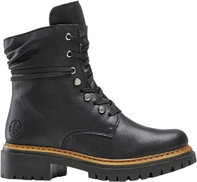 Rieker Hoge veterschoenen met casual vetersluiting