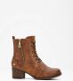 Mustang Shoes Veterlaarsjes Enkellaars herfst schoen met decoratieve rits aan de buitenkant - Thumbnail 1