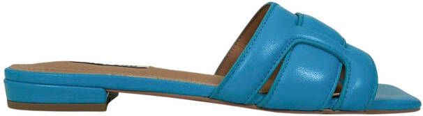 Bibi Lou Dames Cremes Slippers Blauw