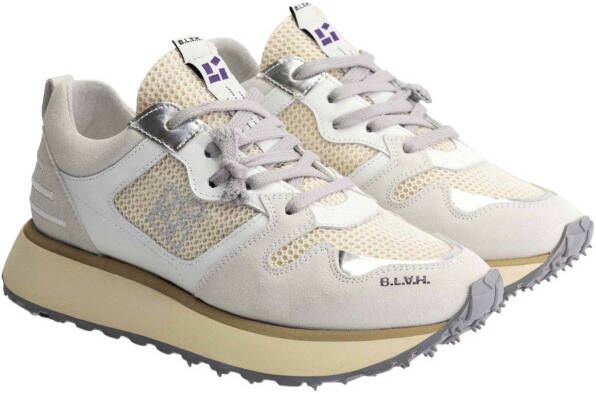 B.L.A.H. Dames Luisa Stay Sneakers Lichtgrijs - Schoenen.nl