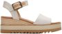 TOMS Sandalen Dames Diana Maat: 41 Materiaal: Canvas Kleur: Beige - Thumbnail 3