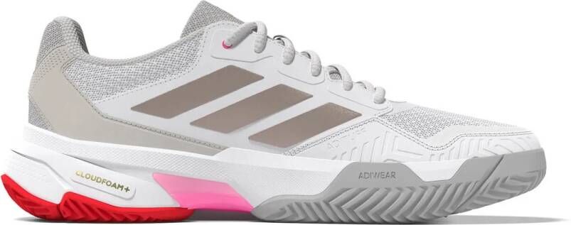 Adidas Performance Courtjam Control 3 Tennis Schoenen Dames Wit