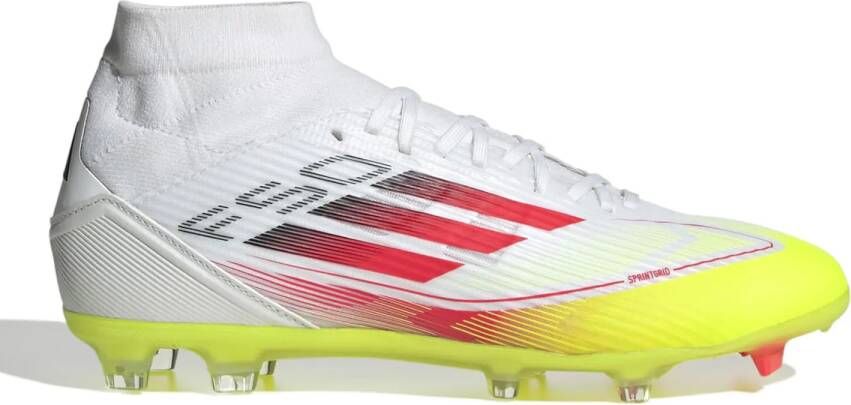 Adidas Performance F50 League Mid Firm Multi-Ground Voetbalschoenen Dames Wit