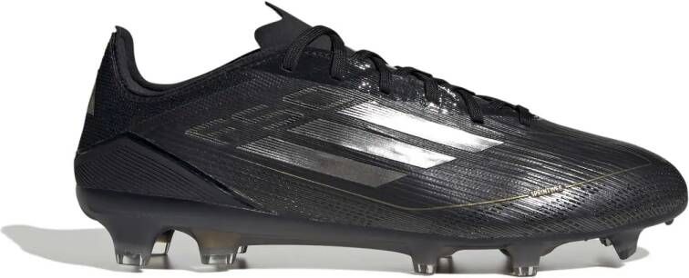 Adidas F50 Pro FG Core Black Iron Metallic Gold Metallic- Core Black Iron Metallic Gold Metallic