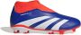 Adidas Predator League Laceless FG Junior Lucid Blue Cloud White Solar Red- Lucid Blue Cloud White Solar Red - Thumbnail 4