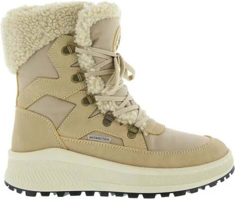 Antartica Snowboot Dames met veter 8722 Beige Wintersport schoenen Snowboots