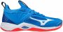 Mizuno Wave MoHerentum 2 Sportschoenen blauw rood - Thumbnail 2