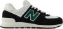 New Balance 574 sneakers zwart groen wit - Thumbnail 2