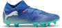 Puma Future 7 Match dames voetbalschoenen kobaltblauw wit mintgroen - Thumbnail 2