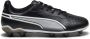 Puma King Match FG AG Junior voetbalschoenen zwart wit Imitatieleer 33 - Thumbnail 3