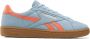 Reebok Classics Club C Grounds suède sneakers lichtblauw oranje - Thumbnail 7