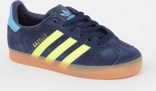 Adidas Originals Gazelle Children Night Indigo Solar Yellow Light Blue Night Indigo Solar Yellow Light Blue