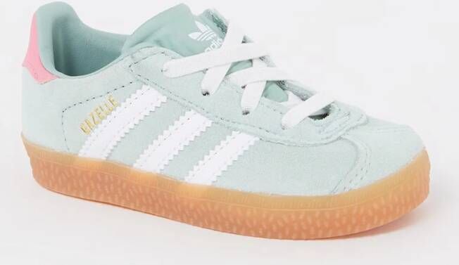 Adidas Originals Gazelle II Baby's Hazy Green Cloud White Bliss Pink Kind Hazy Green Cloud White Bliss Pink