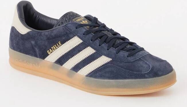 Adidas Gazelle Indoor sneaker van suède met leren details