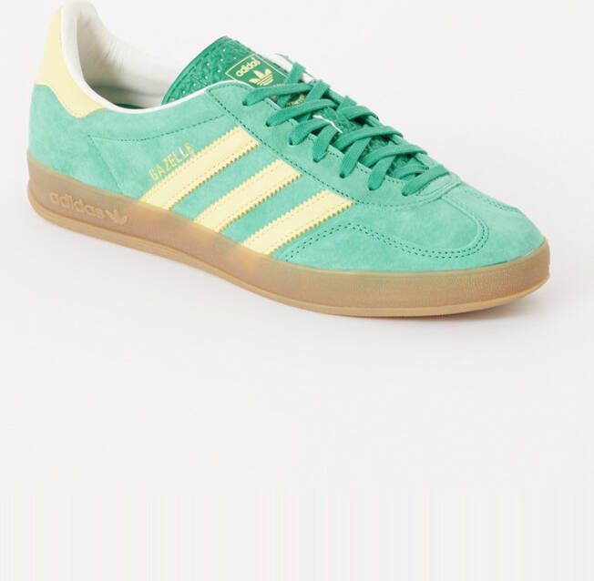 Adidas Gazelle Indoor sneaker van suède met leren details