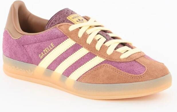 Adidas Gazelle Indoor sneaker van suède met leren details