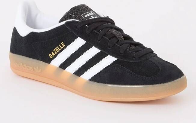 Adidas Gazelle Indoor sneaker van suède met leren details