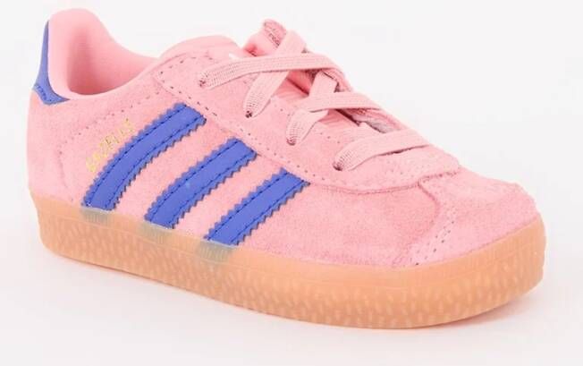 Adidas Originals Gazelle II Baby's Semi Pink Spark Lucid Blue Lucid Blue Kind Semi Pink Spark Lucid Blue Lucid Blue