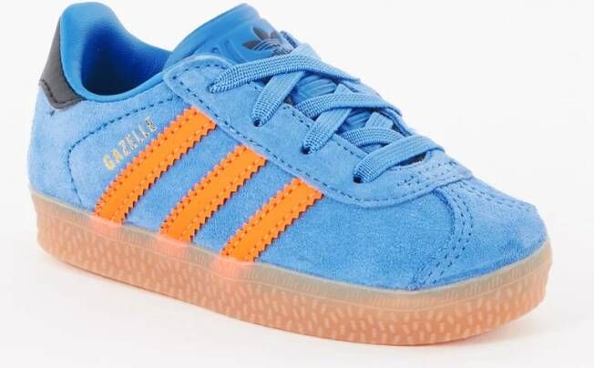 Adidas Originals Gazelle II Baby's Focus Blue Solar Orange Core Black Kind Focus Blue Solar Orange Core Black