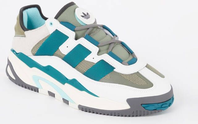 Adidas Niteball sneaker met leren en suède details