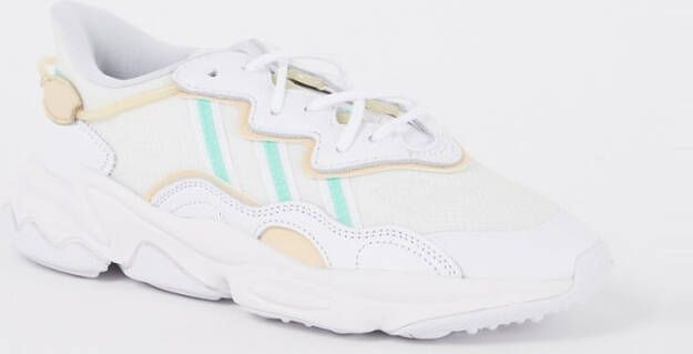 Adidas Ozweego sneaker met leren details