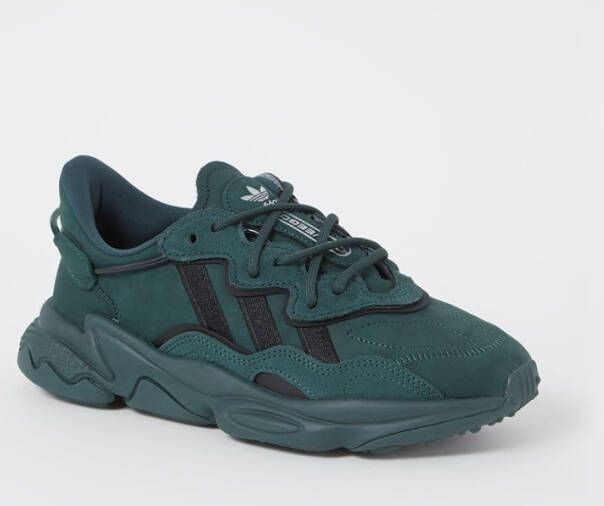 Adidas Ozweego sneaker met leren details