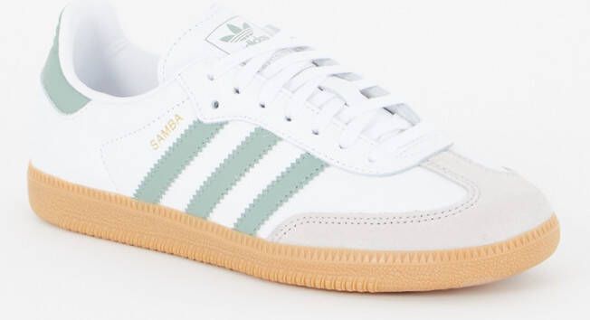 Adidas Originals Samba OG Junior Cloud White Silver Green Gum Cloud White Silver Green Gum