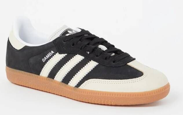 Adidas Samba sneaker van nubuck met leren details