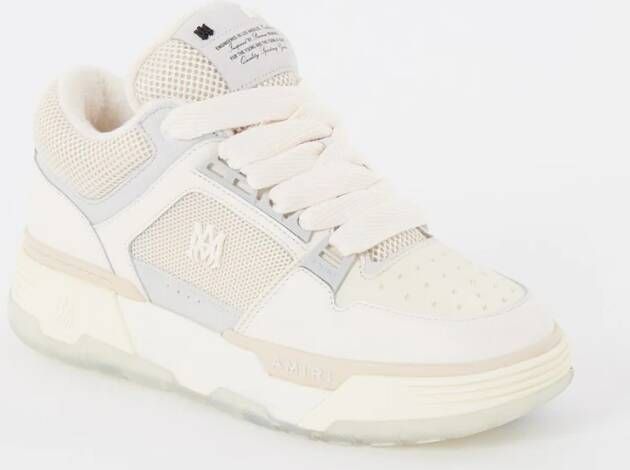 AMIRI MA-1 Alabaster sneaker van leer met mesh details