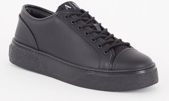 Armani Exchange Leren sneakers met plateauzool model 'Lace Up'