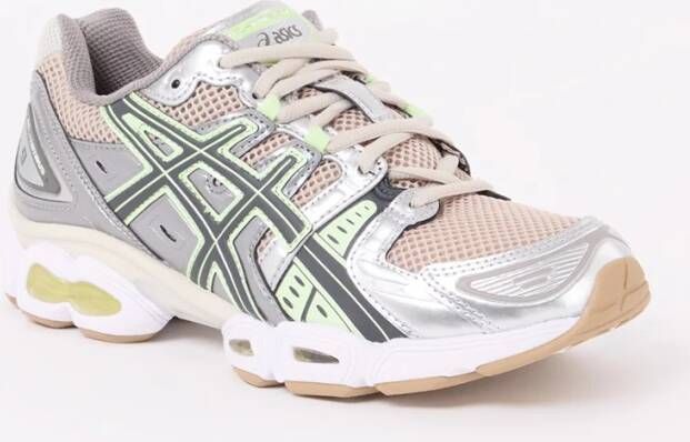 ASICS Gel-Nimbus 9 sneaker met mesh en metallic details