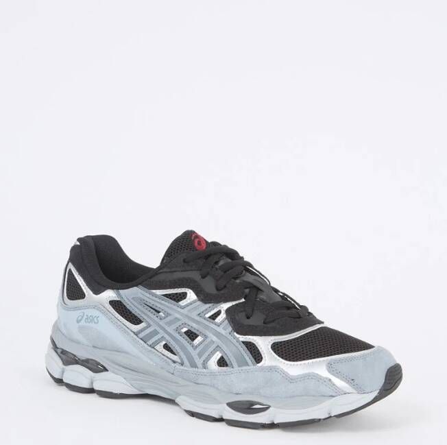 Asics GEL-NYC | Black Fjord Grey Zwart Mesh Lage sneakers Unisex