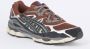 Asics GEL-NYC | Reddish Brown Black Bruin Leer Lage sneakers Unisex - Thumbnail 1