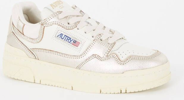 Autry CLC sneaker van leer met metallic details