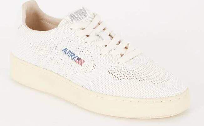 Autry Medalist Easyknit Low sneaker met details van leer