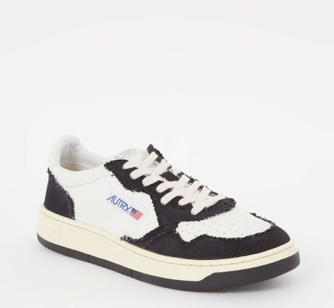 Autry Medalist Low Canvas sneaker van leer