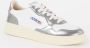 Autry Witte Leren Sneakers met Zilveren Accenten Multicolor Dames - Thumbnail 2