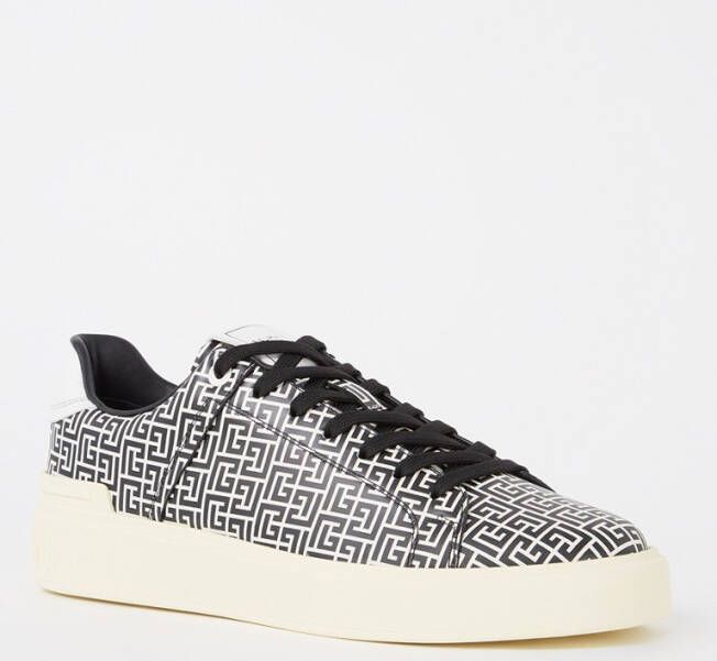 Balmain B-Court flip sneaker met logoprint