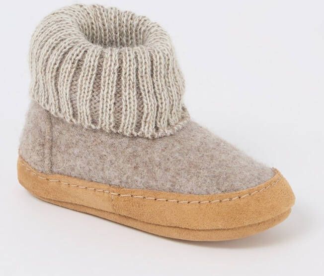 Bergstein Cozy Lux pantoffel van scheerwol