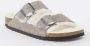 Birkenstock Arizona Shearling Slippers Stone Coin Narrow fit | Grijs | Suède - Thumbnail 4