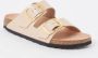 BIRKENSTOCK Slippers Dames Arizona Big Buckle Dames Maat: 41 Materiaal: Leer Kleur: Beige - Thumbnail 3