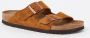 BIRKENSTOCK Slippers Arizona Maat: 41 Materiaal: Suède Kleur: Cognac - Thumbnail 4