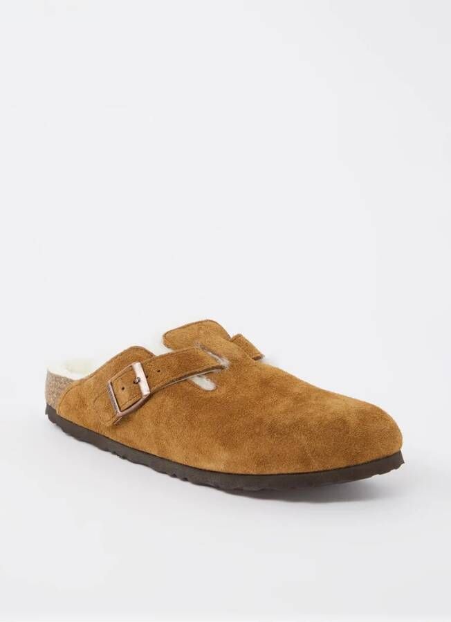 Birkenstock Boston clog van suède