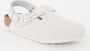 Birkenstock Witte Sandalen Met Gesp Sluiting Kurk Zool White Dames - Thumbnail 2